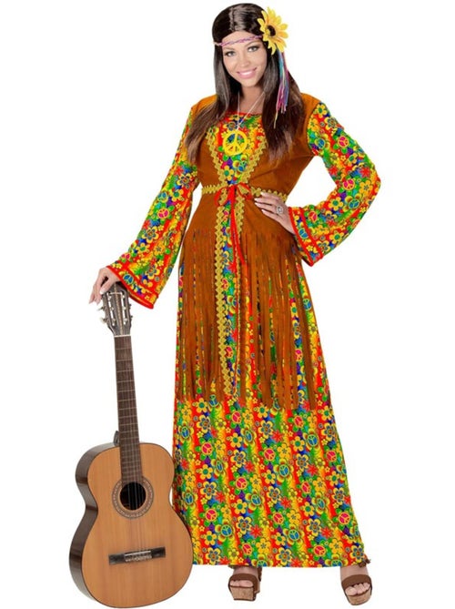 Costume hippie symbole de paix - Kiabi