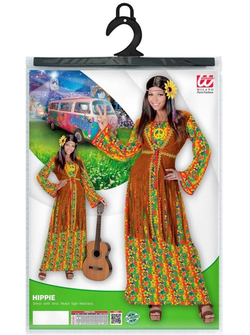 Costume hippie symbole de paix - Kiabi
