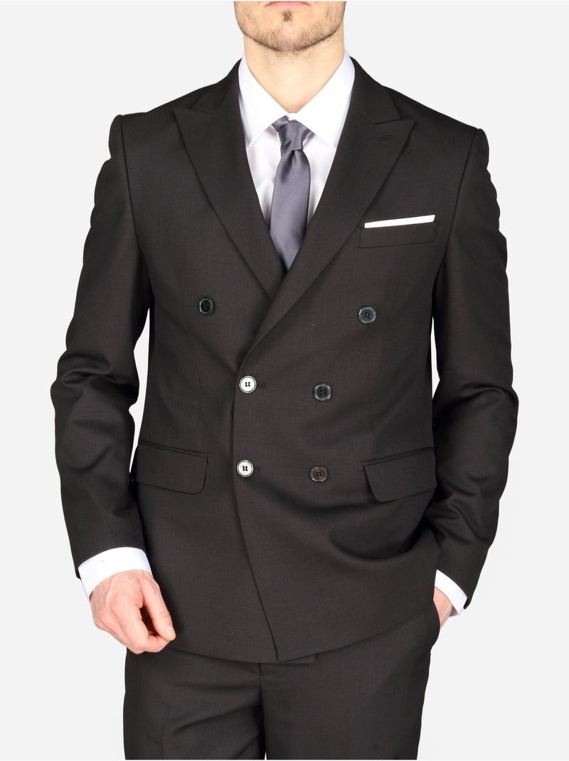 Costume london crois? 2 pi?ces - Leader Mode Noir - Kiabi
