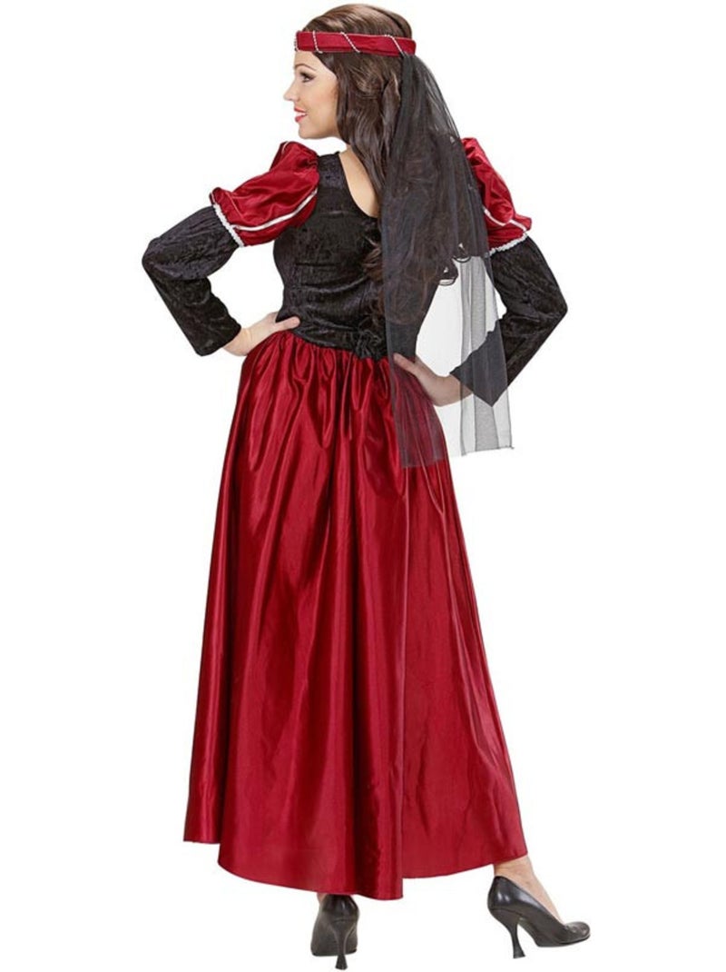 Costume médiéval castillan de dame Multicolore - Kiabi