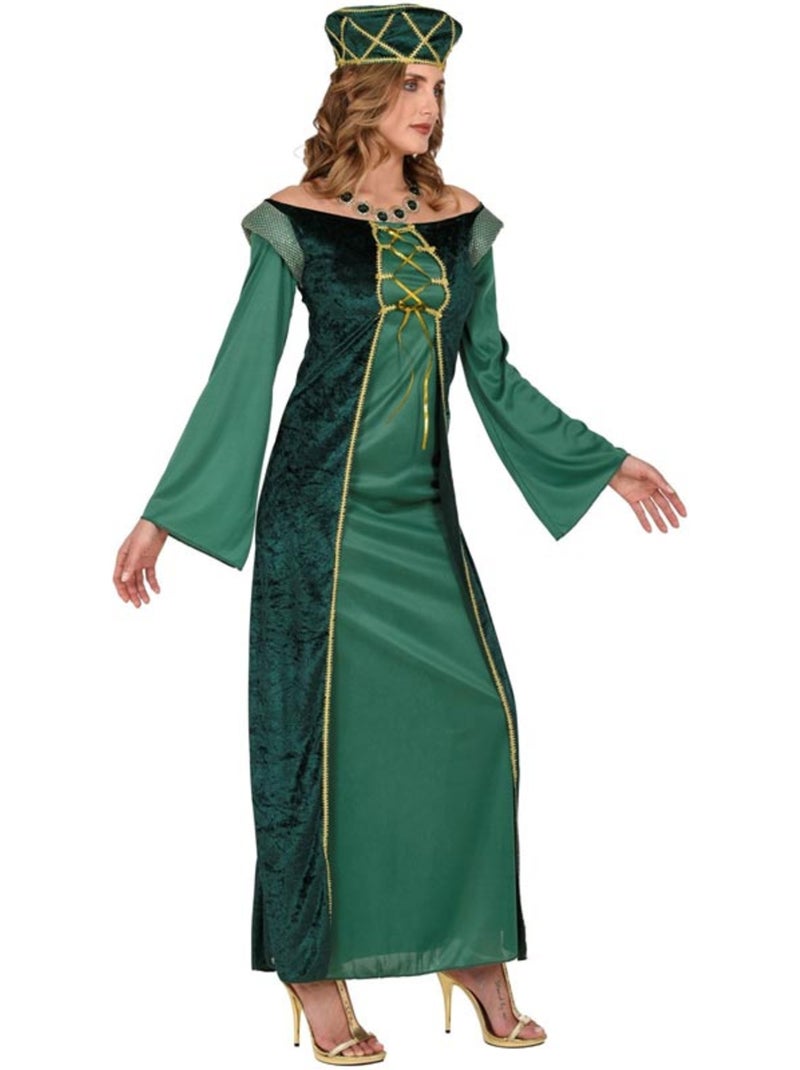 Costume médiéval de Dame Eleonora Multicolore - Kiabi