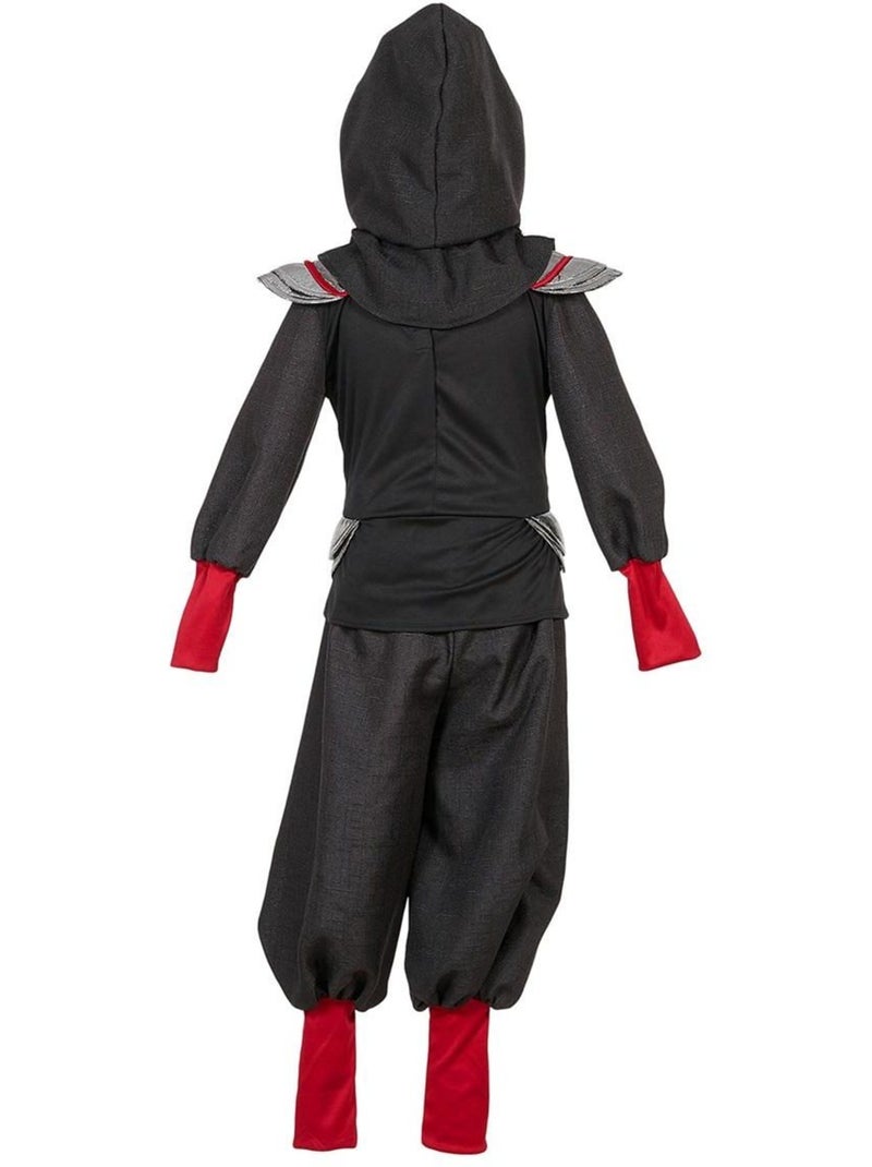 Costume ninja noir et rouge 5 - 7ans Rouge - Kiabi