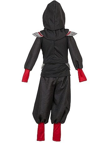 Costume ninja noir et rouge 8 - 10ans