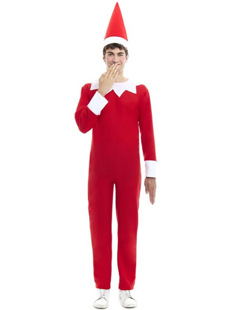 Costume ou justaucorps d'elfe coquin de Noël avec chapeau Multicolore - Kiabi