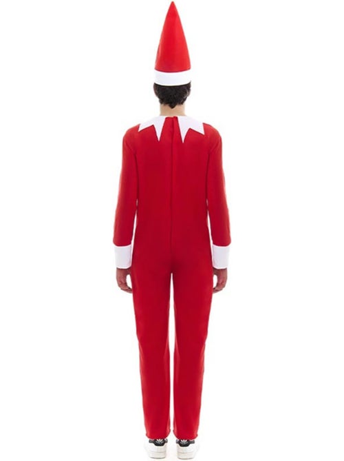 Costume ou justaucorps d'elfe coquin de Noël avec chapeau - Kiabi