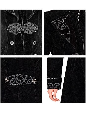 Costume ou manteau gothique en velours