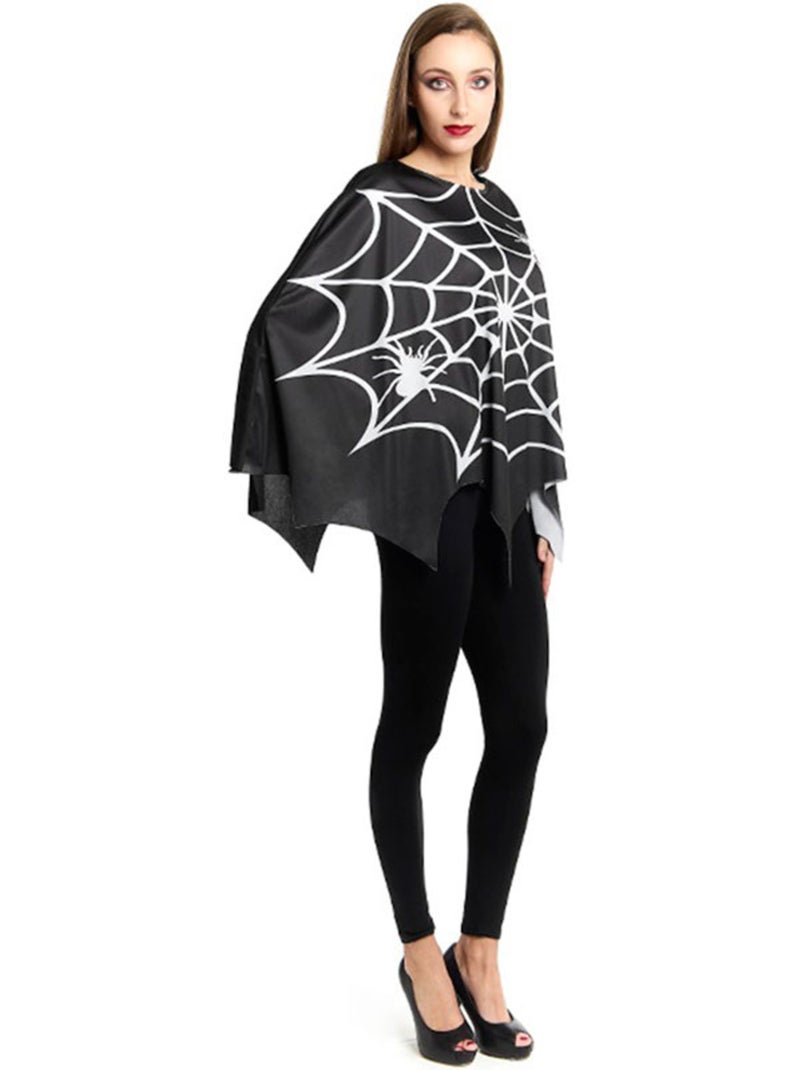 Costume ou poncho d'araignée effrayante Multicolore - Kiabi