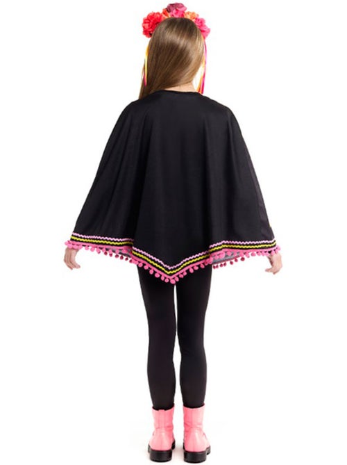 Costume ou poncho de squelette de Catrina - Kiabi