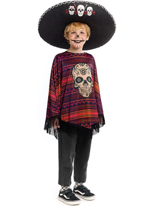 Costume ou poncho mexicain de Catrina - Kiabi