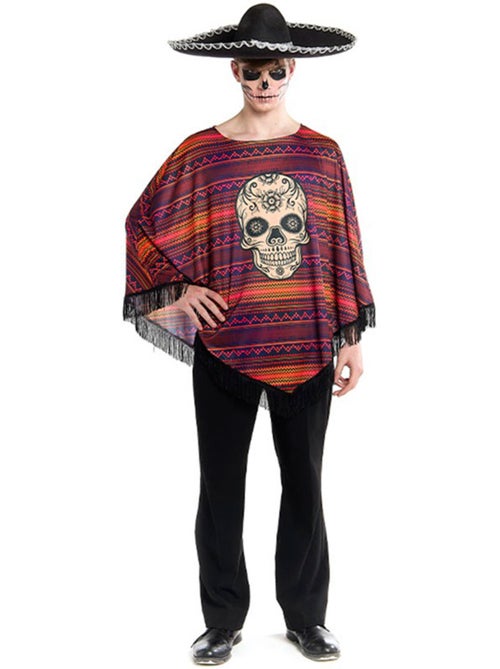 Costume ou poncho mexicain de Catrina - Kiabi Costume ou poncho mexicain de Catrina - Kiabi