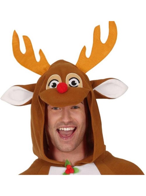 Costume ou pyjama de renne avec capuche et bois - Kiabi