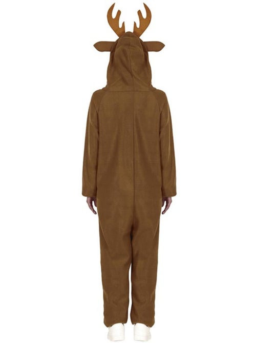 Costume ou pyjama de renne avec capuche et bois - Kiabi
