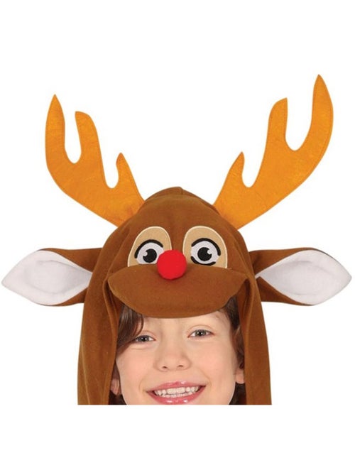 Costume ou pyjama de renne avec capuche et bois - Kiabi