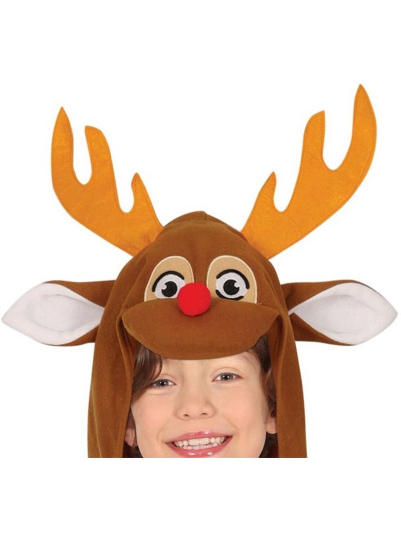 Costume ou pyjama de renne avec capuche et bois Multicolore - Kiabi
