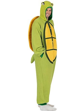 Costume ou pyjama de tortue avec capuche et queue