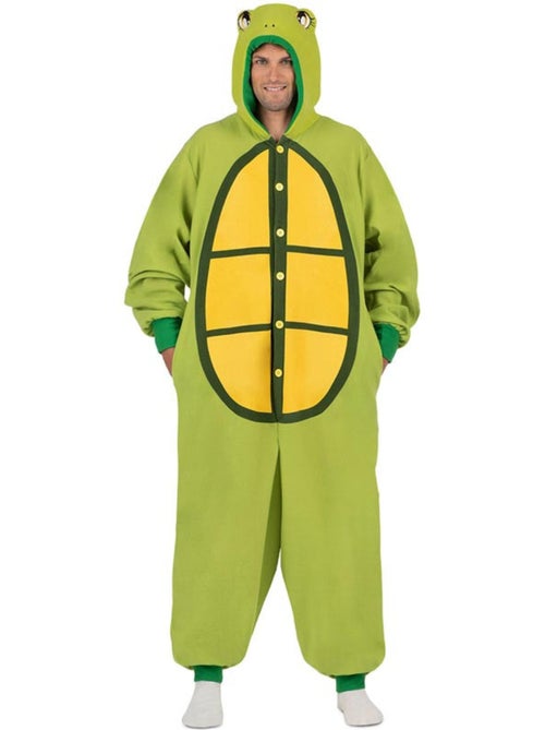 Costume ou pyjama de tortue avec capuche et queue - Kiabi