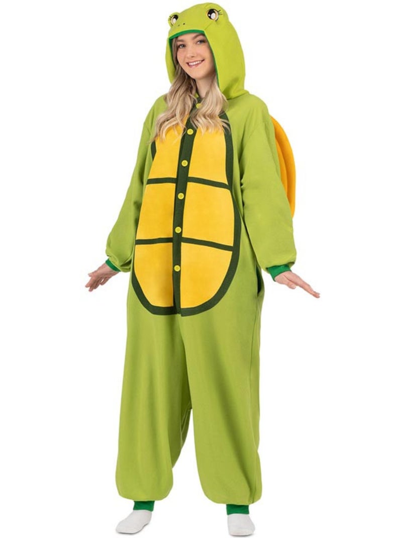 Costume ou pyjama de tortue avec capuche et queue Multicolore - Kiabi