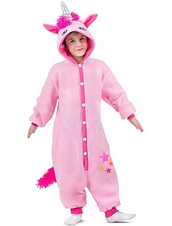 Costume ou pyjama licorne à capuche