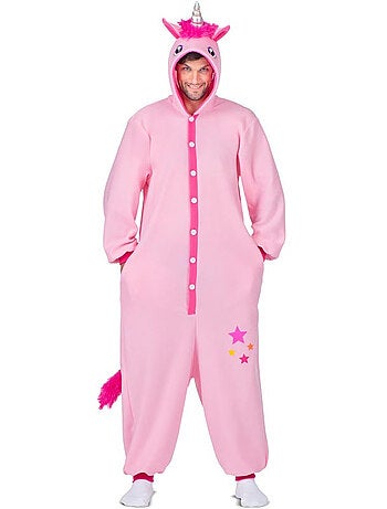 Costume ou pyjama licorne à capuche