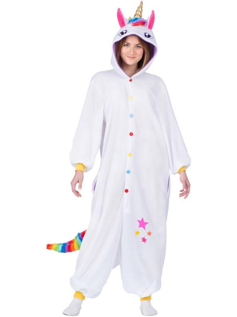 Costume ou pyjama licorne à capuche Multicolore - Kiabi