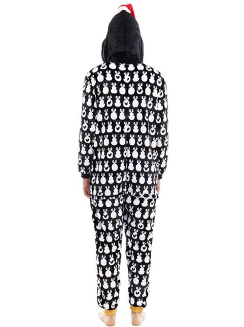 Costume ou pyjama pingouin de Noël avec capuche - Kiabi Costume ou pyjama pingouin de Noël avec capuche - Kiabi