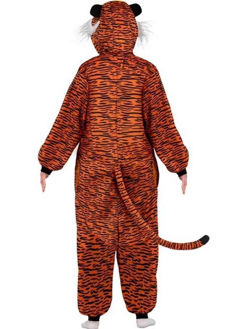 Costume ou pyjama tigre noir avec capuche Multicolore - Kiabi