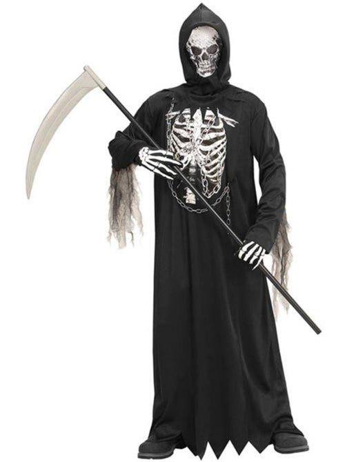 Costume ou robe de mort à capuche avec masque - Kiabi