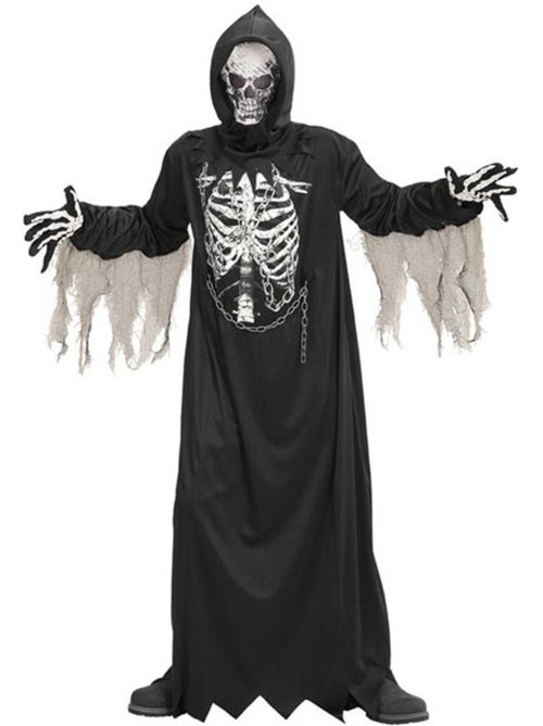 Costume ou robe de mort à capuche avec masque - Kiabi