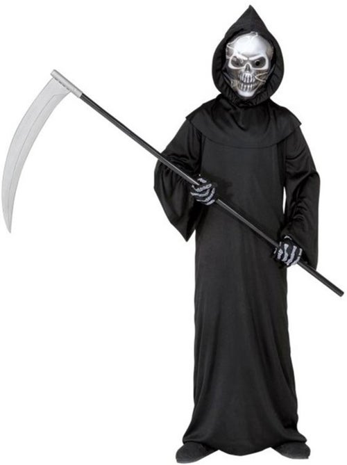 Costume ou robe de mort avec masque holographique - Kiabi