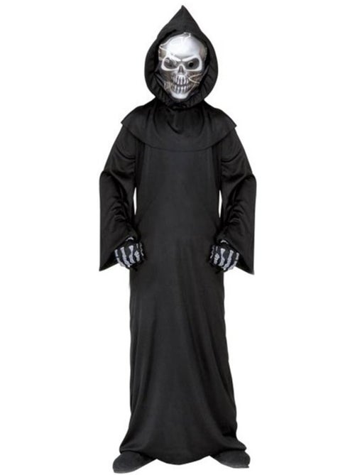 Costume ou robe de mort avec masque holographique - Kiabi