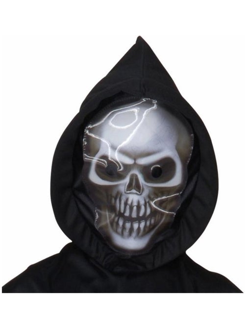 Costume ou robe de mort avec masque holographique - Kiabi