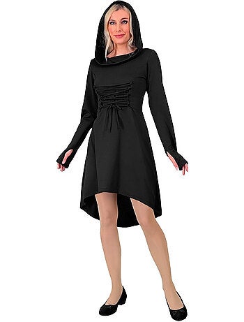 Costume ou robe médiévale avec capuche