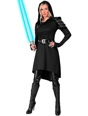 Costume ou robe médiévale avec capuche