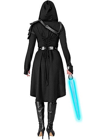 Costume ou robe médiévale avec capuche