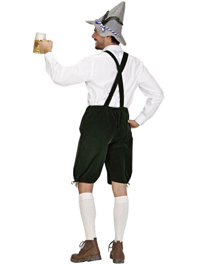 Costume ou salopette bavaroise en lederhosen foncé Multicolore - Kiabi