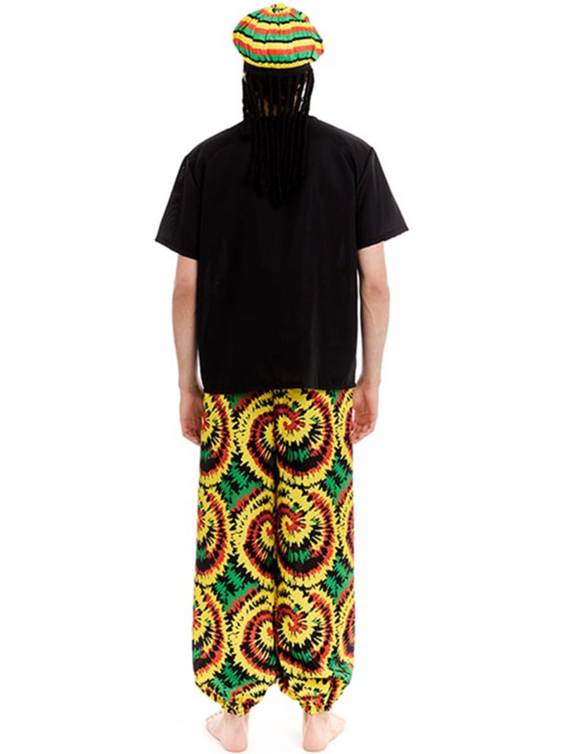 Costume rastafari jamaïcain Multicolore - Kiabi
