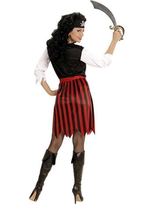Costume rayé de pirate des Caraïbes - Kiabi