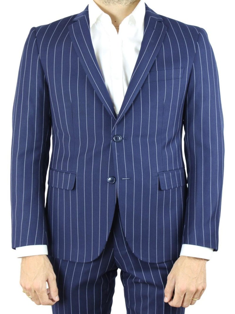 Costume rayé Lordissimo Bleu - Kiabi