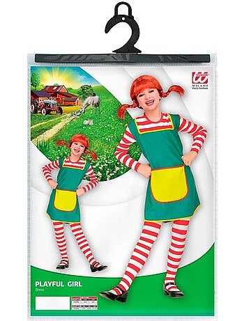 Costume rayé pour fille joueuse