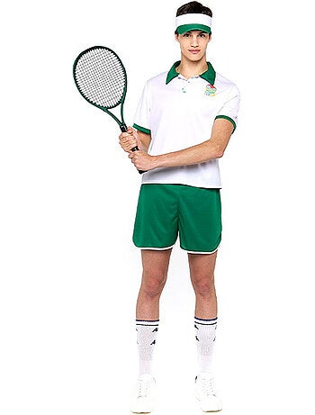 Costume rétro de joueur de tennis