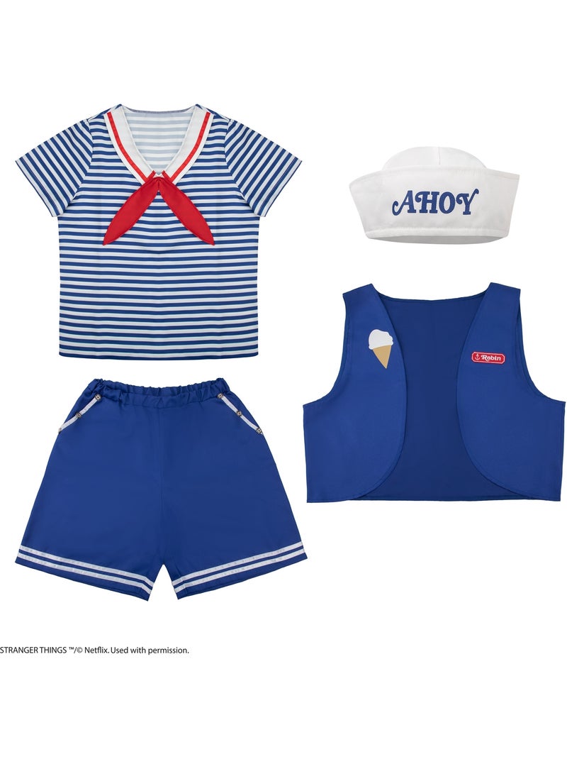 Costume scoops ahoy robin - stranger things Bleu - Kiabi