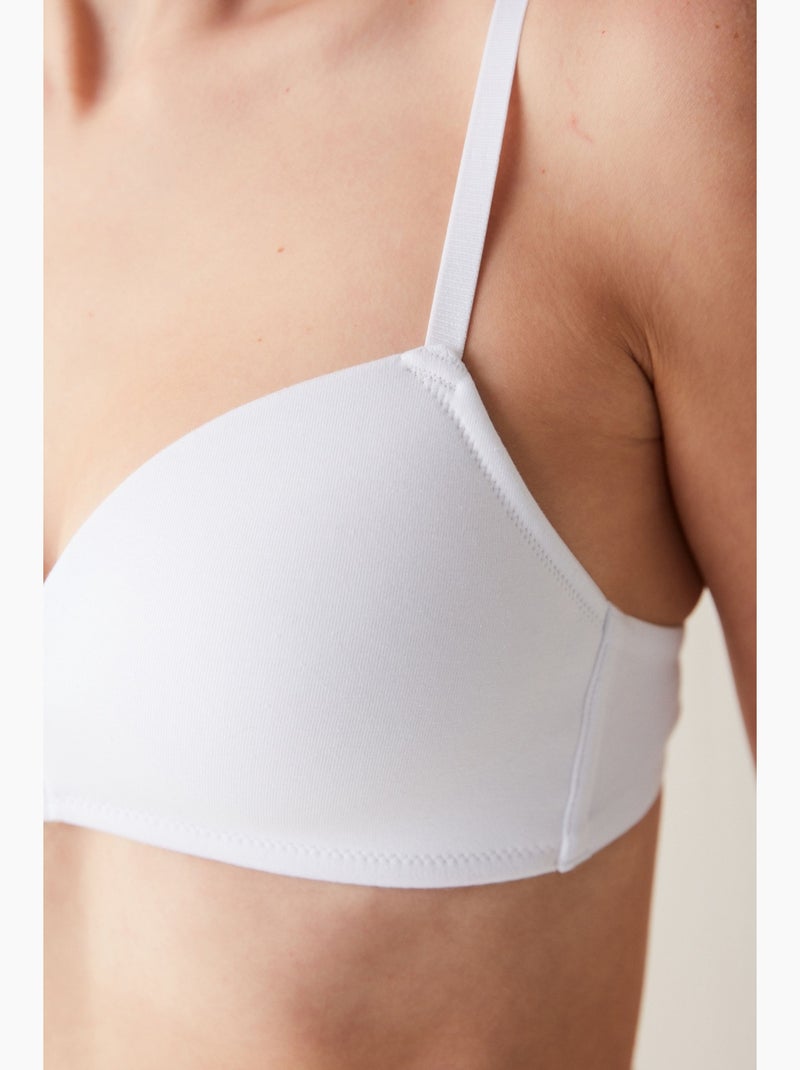 Cosy soutien-gorge sans armatures penti Blanc - Kiabi