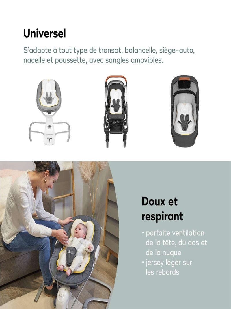 Cosymorpho Fresh Smokey Coussin Réducteur pour Bébé 'Babymoov' Gris - Kiabi