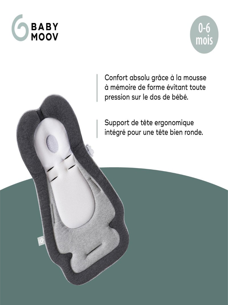 Cosymorpho Smokey Coussin Réducteur Universel pour Bébé 'Babymoov' Gris foncé - Kiabi