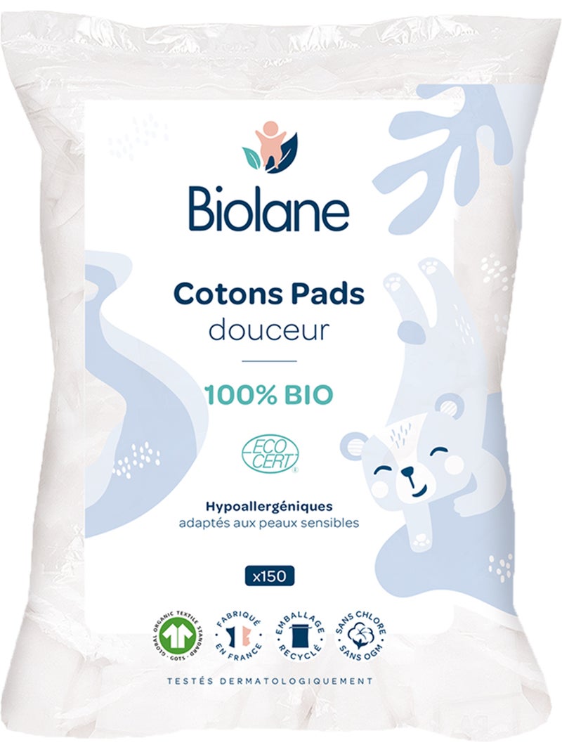 Cotons douceur 100% bio biolane Multicolore - Kiabi
