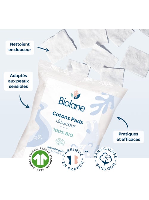 Cotons douceur 100% bio biolane - Kiabi Cotons douceur 100% bio biolane - Kiabi