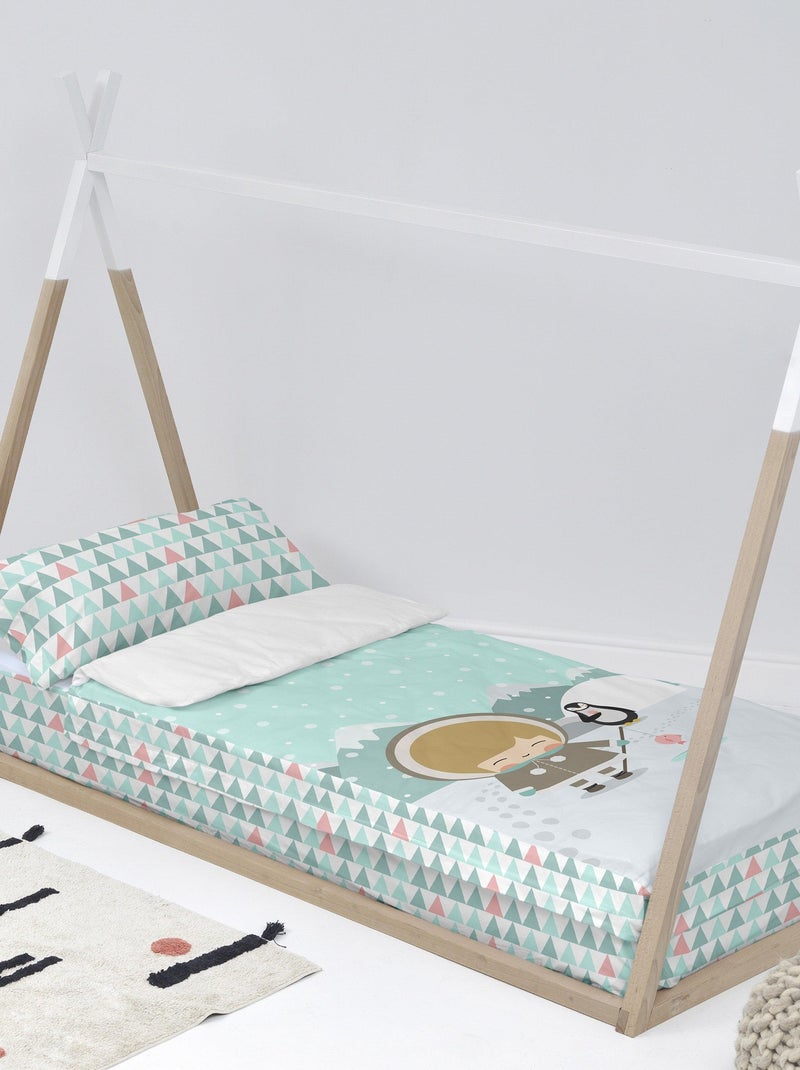 Couchage prêt à dormir Avec couette Skymo day "Happyfriday" Blanc - Kiabi