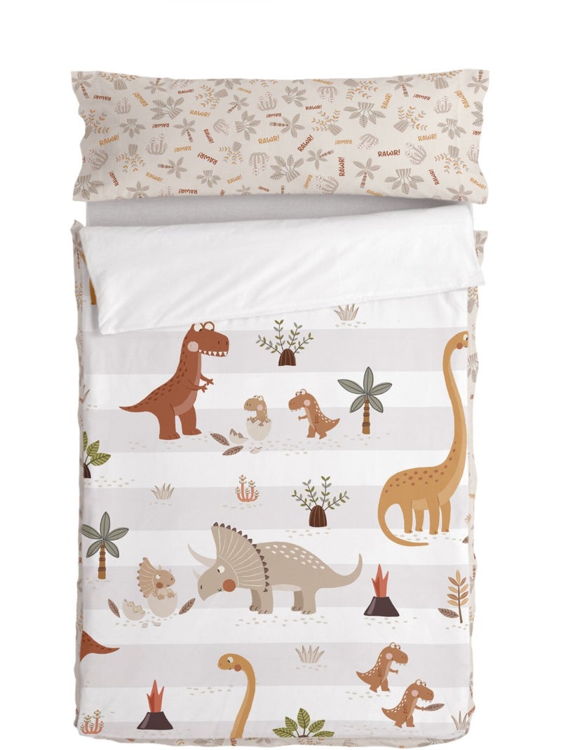 Couchage pr?t ? dormir Dino family "Happyfriday" Multicolore - Kiabi