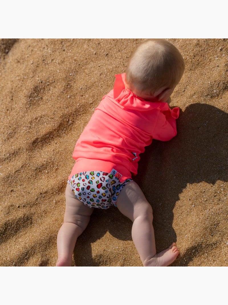 Couche de bain Macarena Leopard - HAMAC Rose fluo - Kiabi