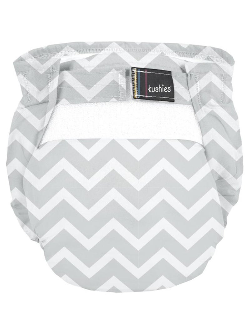 Couche lavable TE1 Chevrons (0-4 kg) Gris - Kiabi